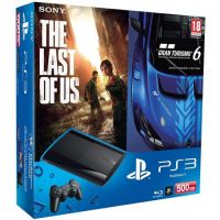 Sony PlayStation 3 Super Slim 500Gb    Игра Gran Turismo 6   The Last Of Us (Одни из Нас)